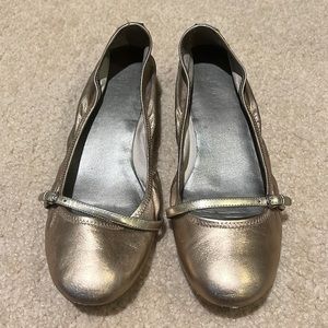 Gold Cole Haan Casual Shoe